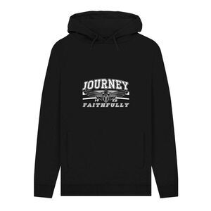 Journey Unisex Adult Faithfully Graphic Hoodie / Black